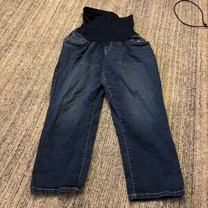 Indigo Blue Kids Denim Jeans with Black Waistband